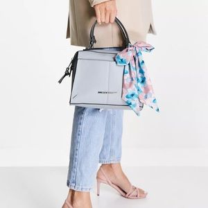 NEW with Tags Steve Madden Tan Breese Crossbody Purse with Floral Scarf Nwt.